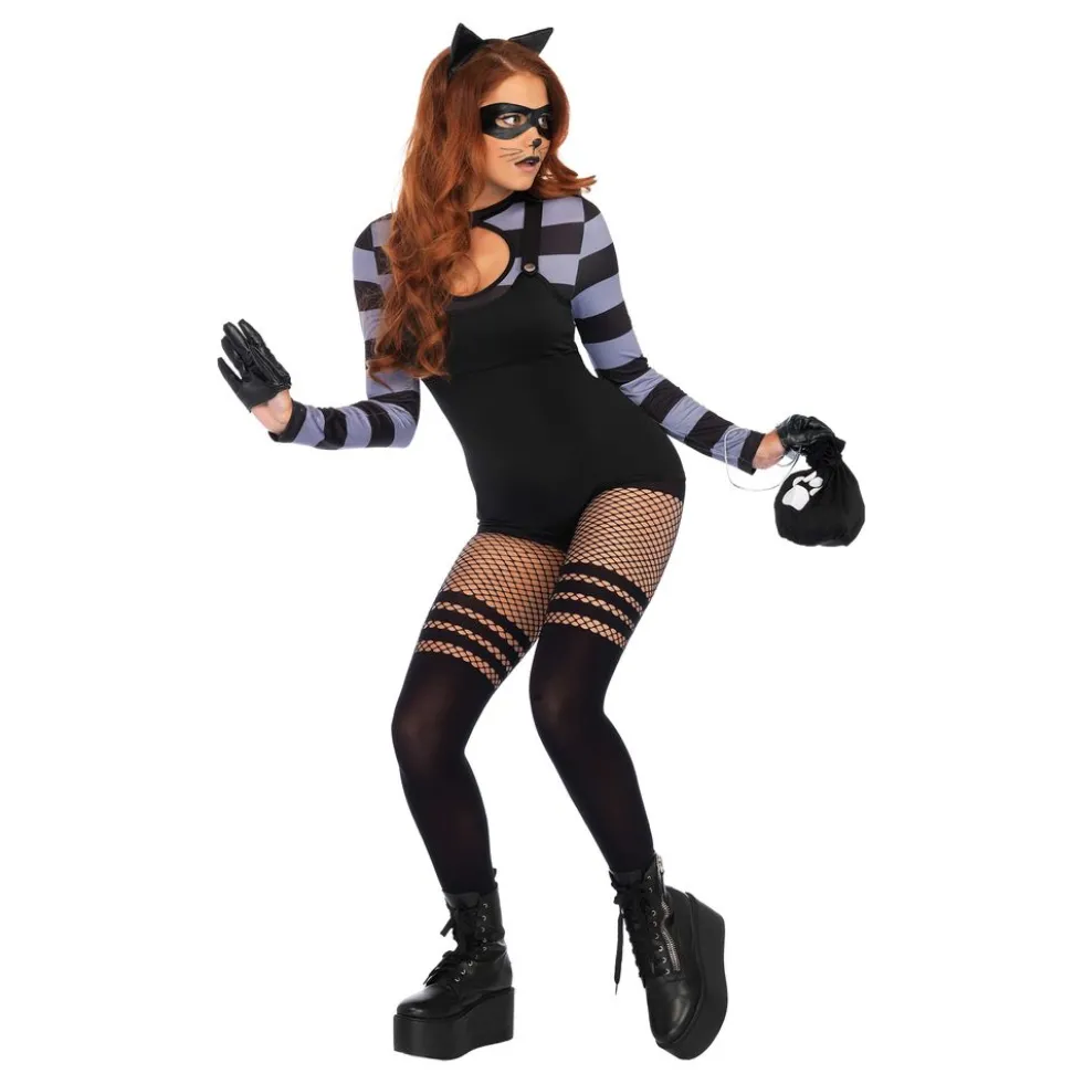 Indbrudstyv Kat Deluxe Kostume