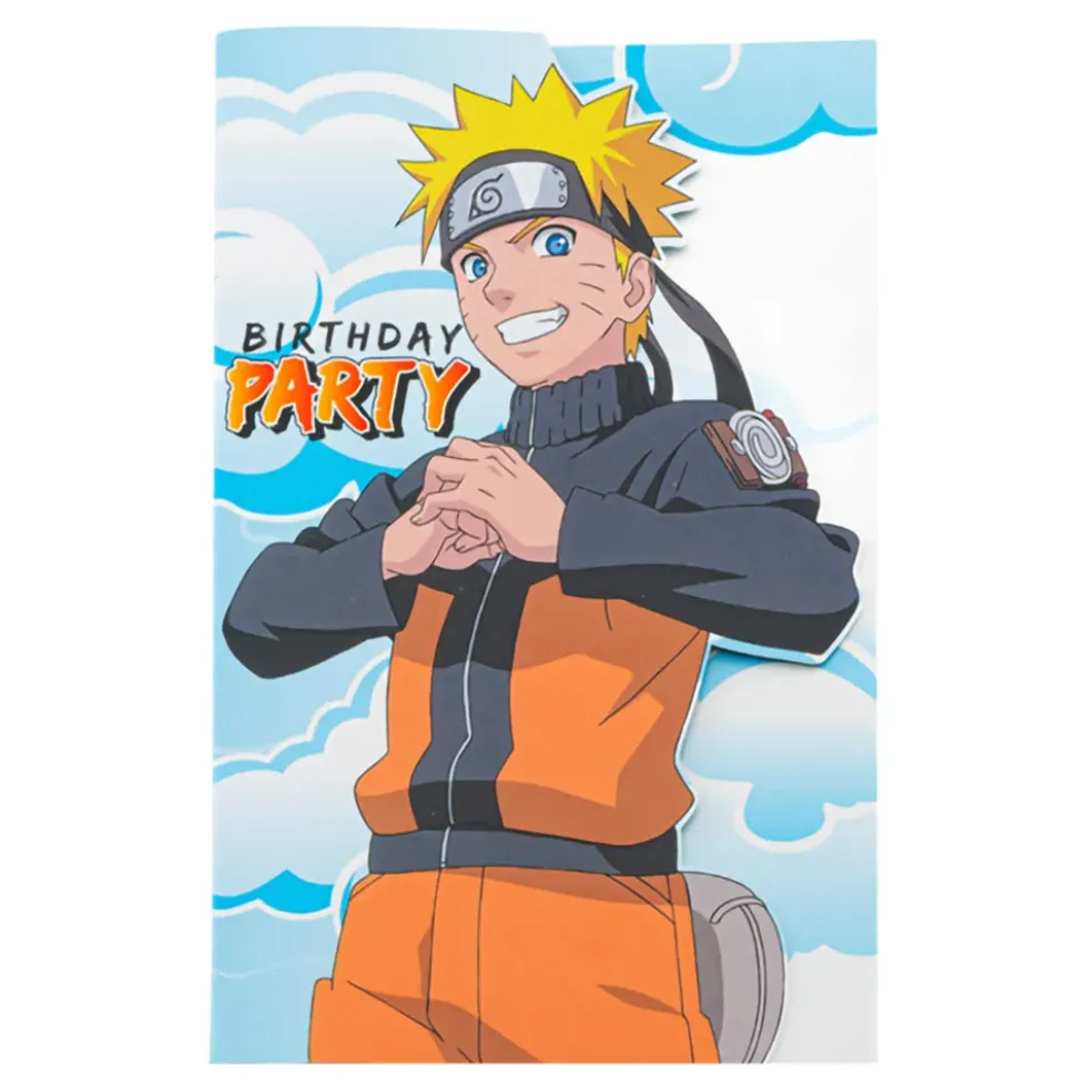 Invitationskort Naruto Shippuden