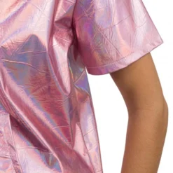 Jakke med Shorts Sæt Iridescent Lyserød