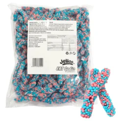 Jellioo Geeks Worms Blue & Pink Økonomipakke