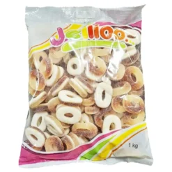 Jellioo Sour Cola Rings Økonomipakke