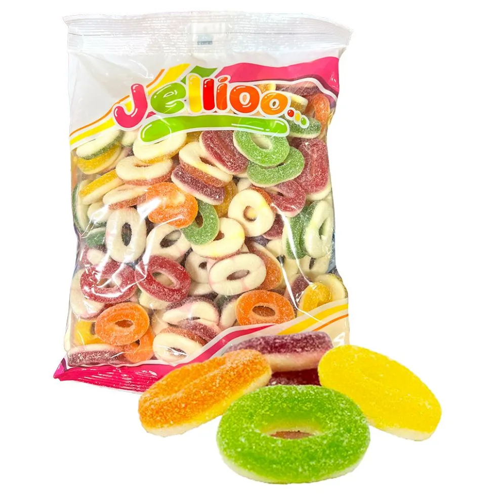 Jellioo Sour Rings Økonomipakke