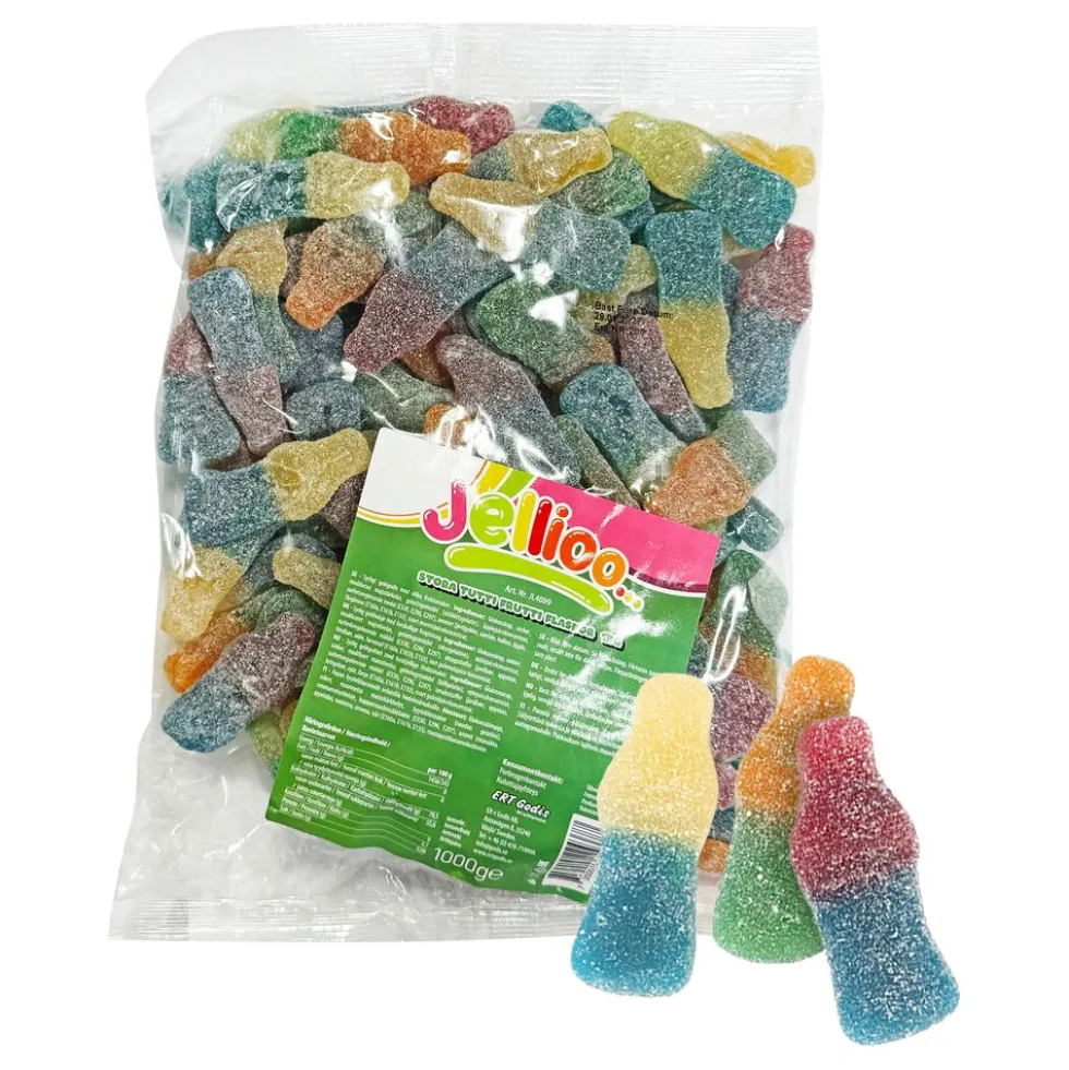 Jellioo Store Tutti Frutti Flasker Økonomipakke