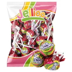 Jellioo Super Gum Lollipop Cola Økonomipakke