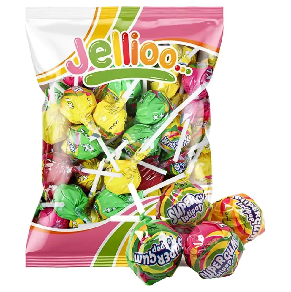 Jellioo Super Gum Lollipop Mix Økonomipakke