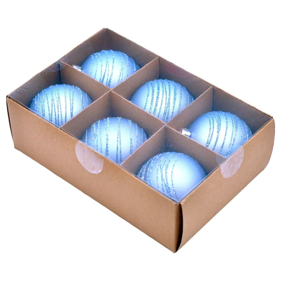 Julekugler Glitter Blå