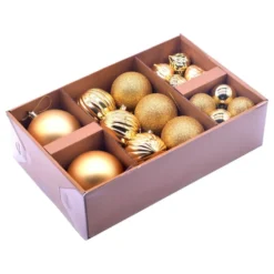 Julekugler Guld Mix