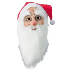 Julemandsmaske med Hue og Skæg