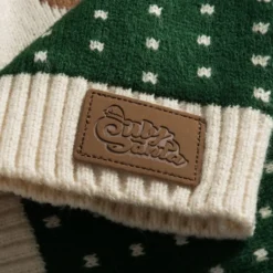 Juletrøje Retro Grøn til Børn