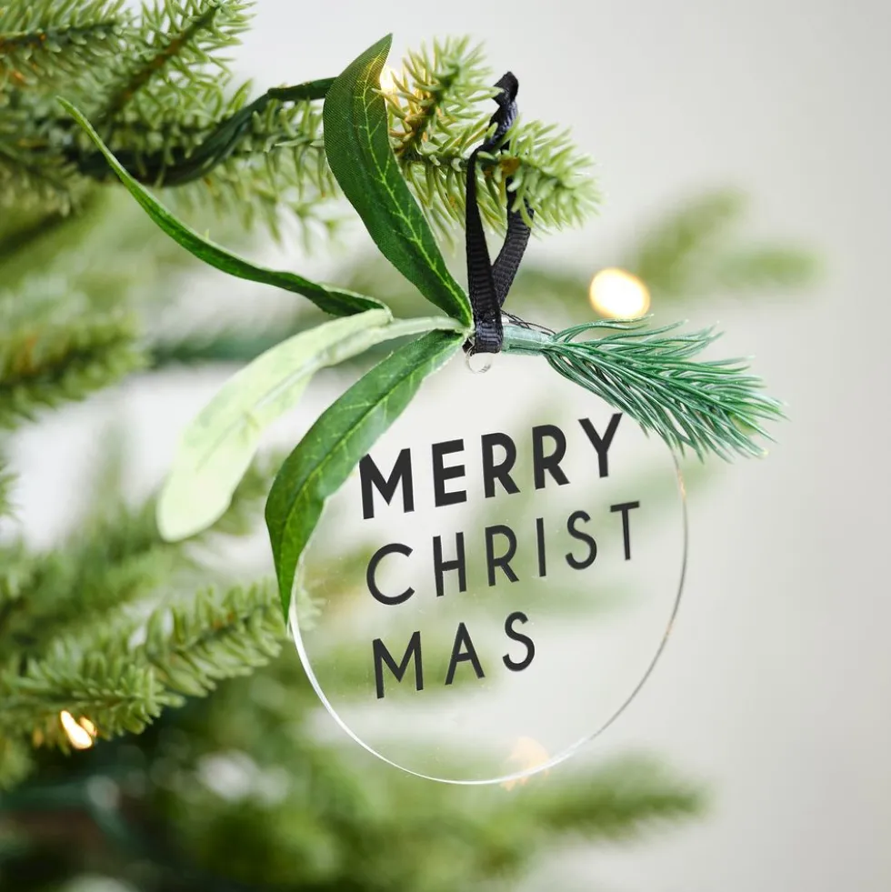 Juletræsophæng Merry Christmas
