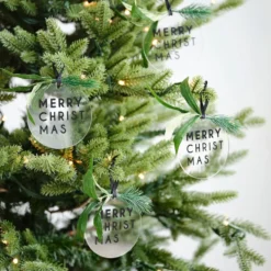 Juletræsophæng Merry Christmas
