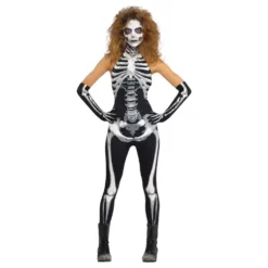 Jumpsuit Skeletkostume