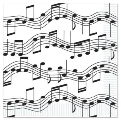 Kaffeservietter Musiknoder