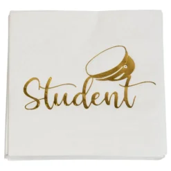 Kaffeservietter "Student" Guld