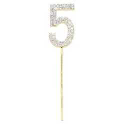 Kagedekoration Tal Diamanter Guld