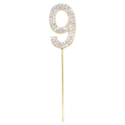 Kagedekoration Tal Diamanter Guld