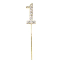 Kagedekoration Tal Diamanter Guld