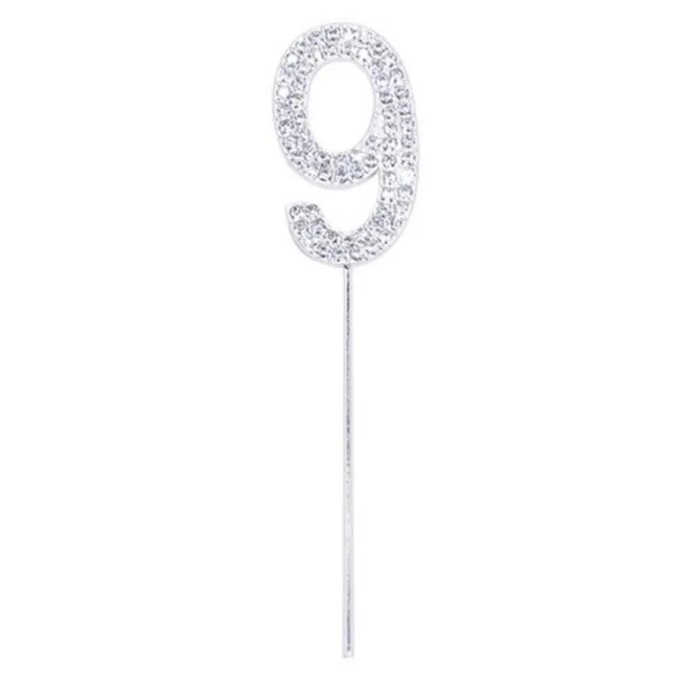 Kagedekoration Tal Diamanter Silver