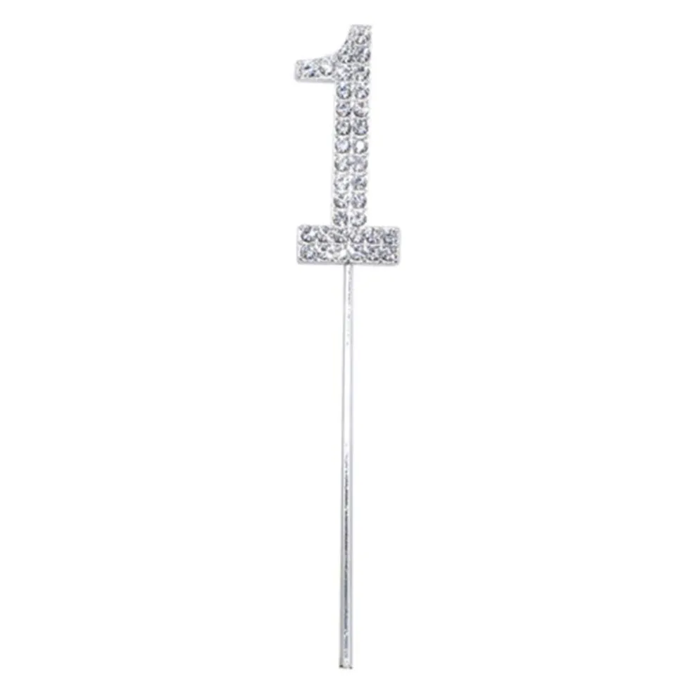Kagedekoration Tal Diamanter Silver
