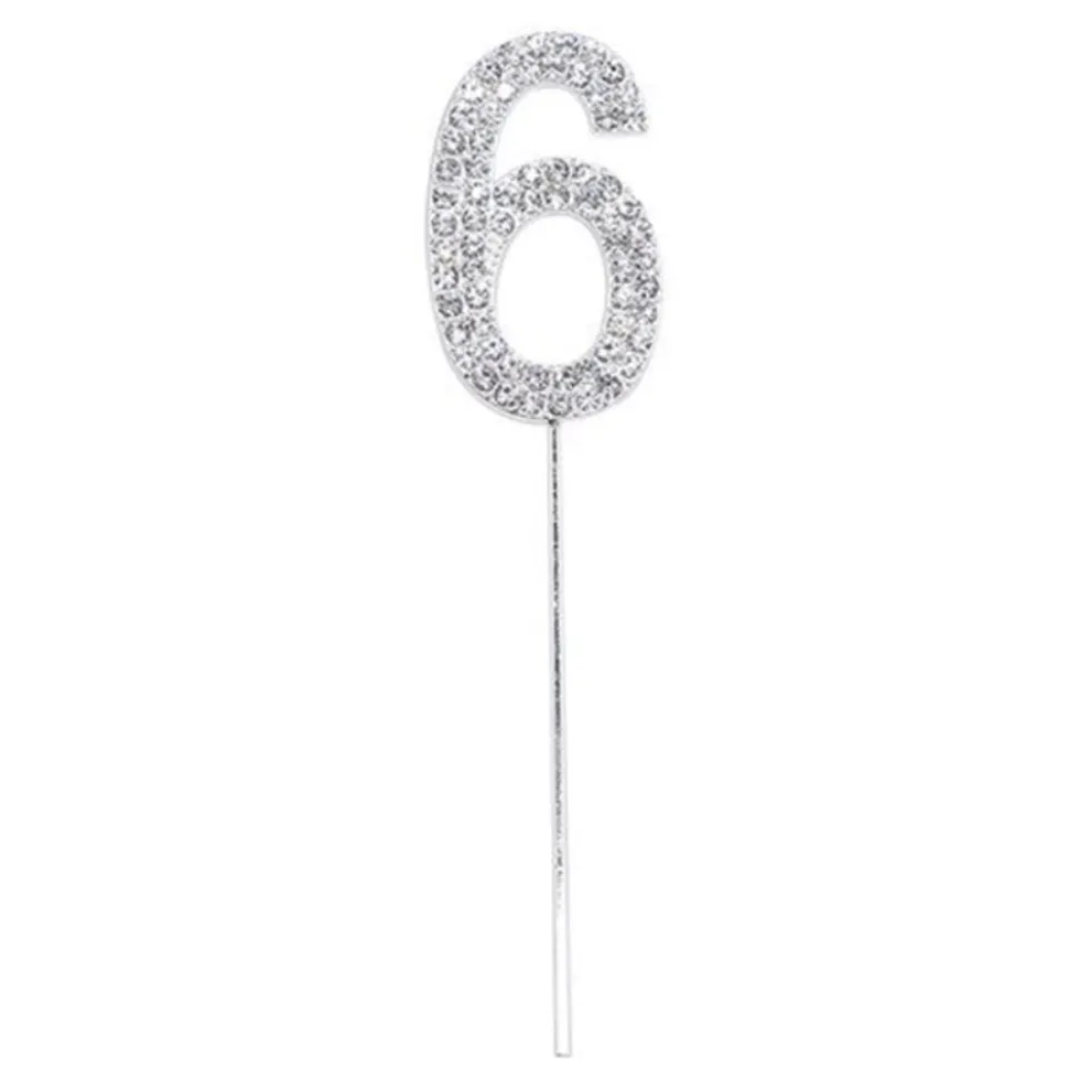 Kagedekoration Tal Diamanter Silver