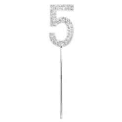 Kagedekoration Tal Diamanter Silver
