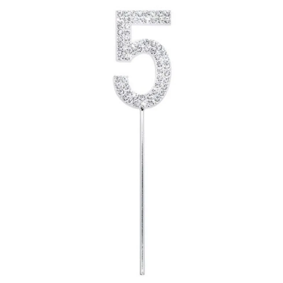 Kagedekoration Tal Diamanter Silver
