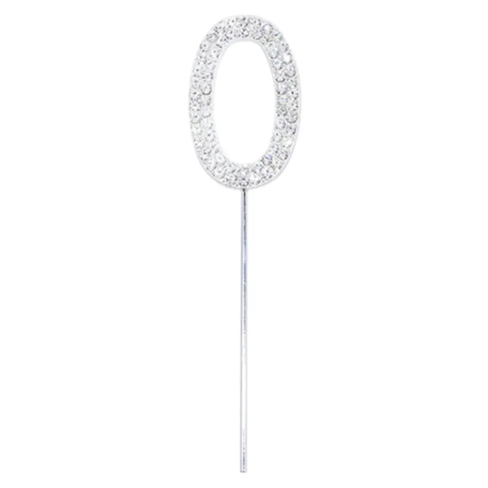 Kagedekoration Tal Diamanter Silver