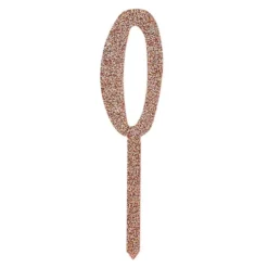 Kagedekoration Tal Guld Glitter i Akryl