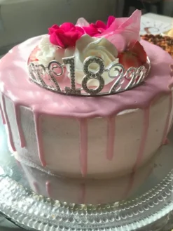 Kagedekoration Tiara Tal i Metal Sølv