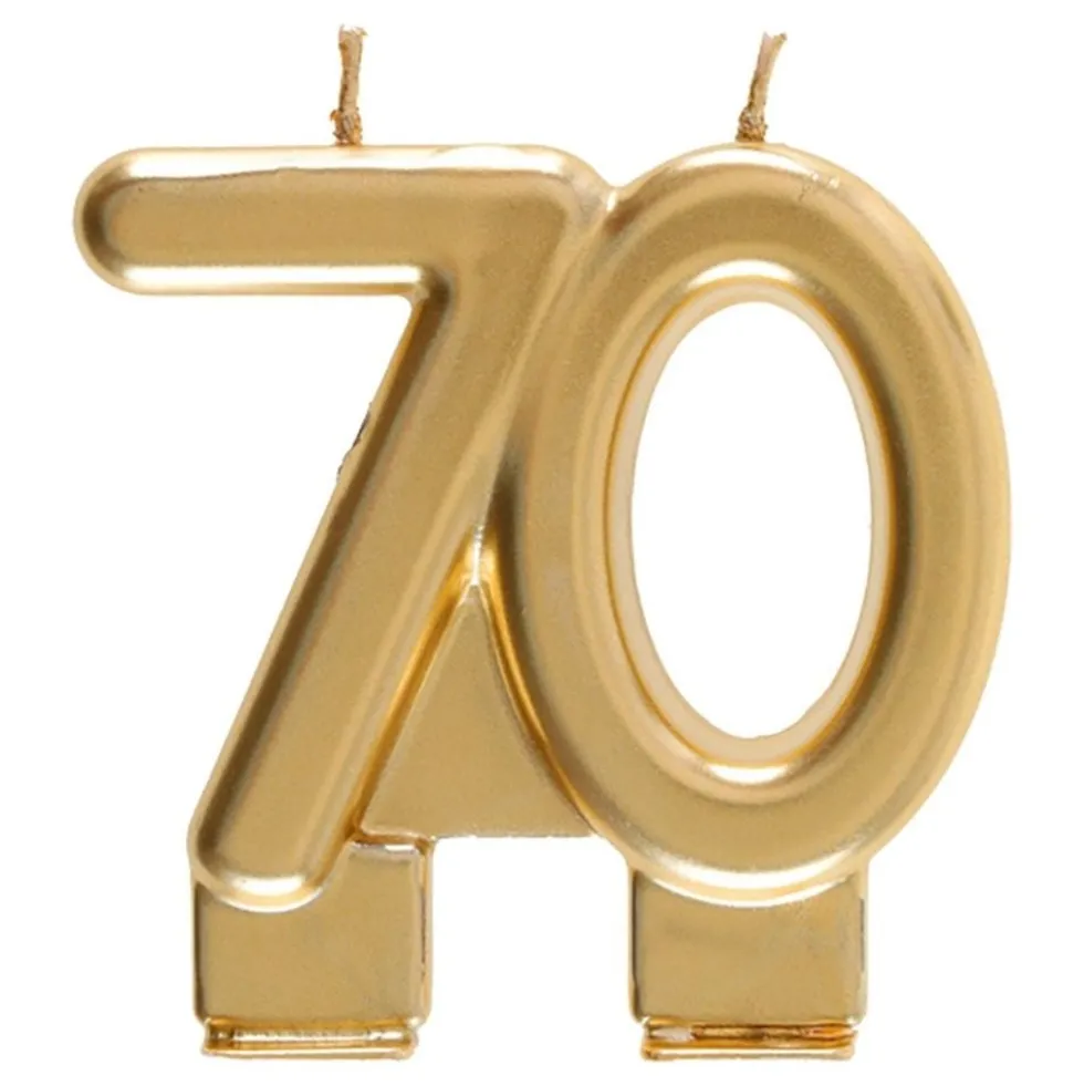 Kagelys 70 Mat Guld