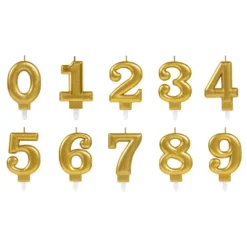 Kagelys Tal Guld Metallic