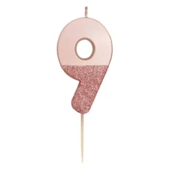 Kagelys Tal Rosaguld/Glitter