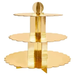 Kageopsats Guld Metallic