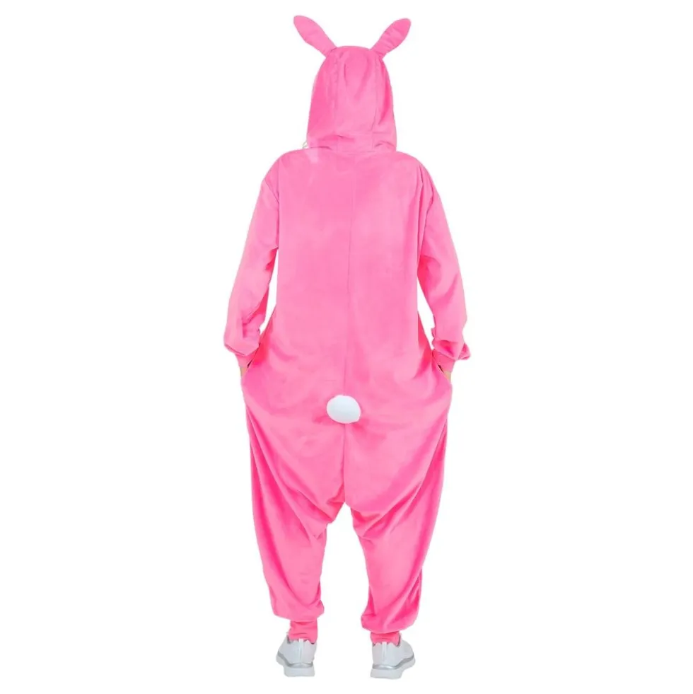 Kanin Lyserød Onesie Kostume