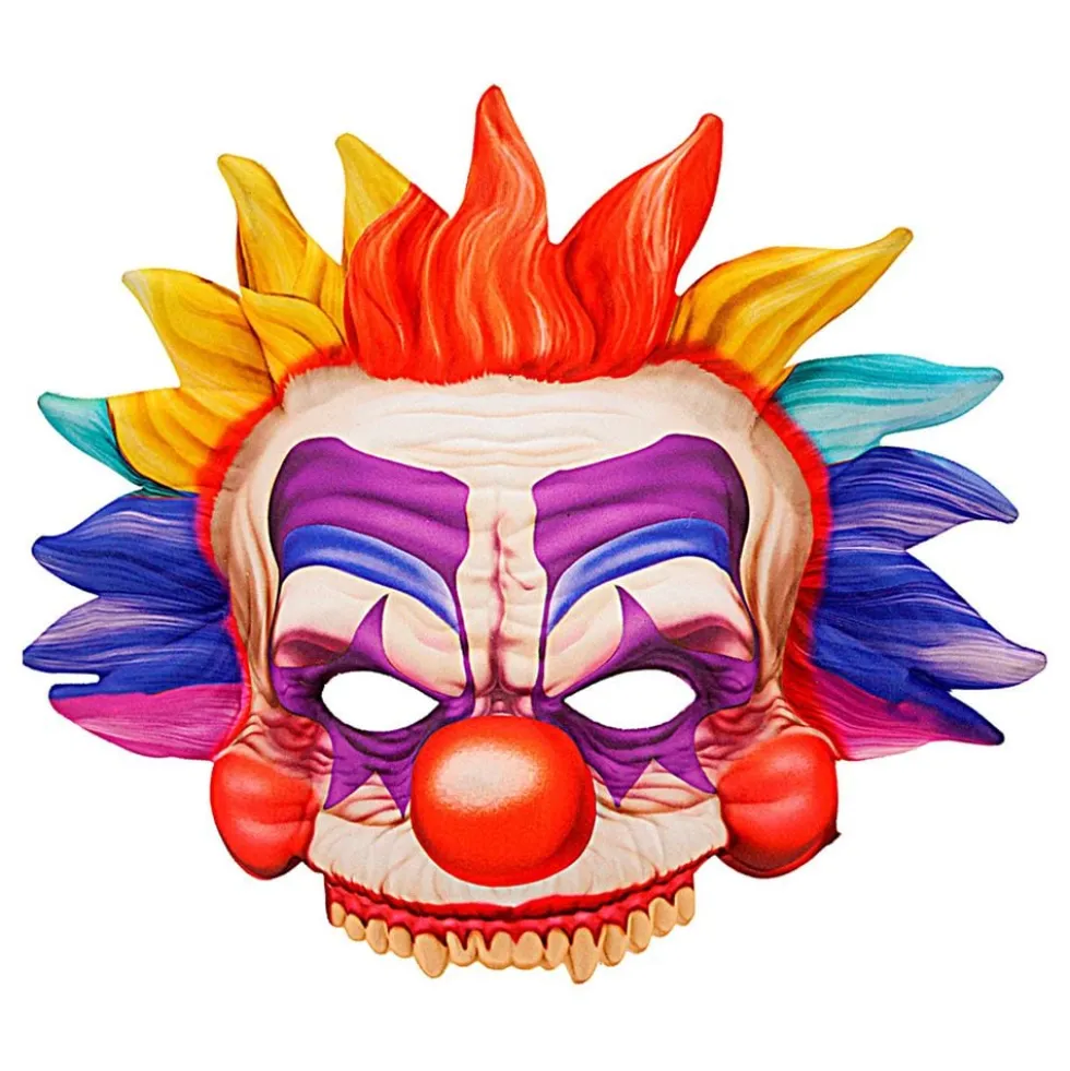 Killer Klovn Maske Flerfarvet