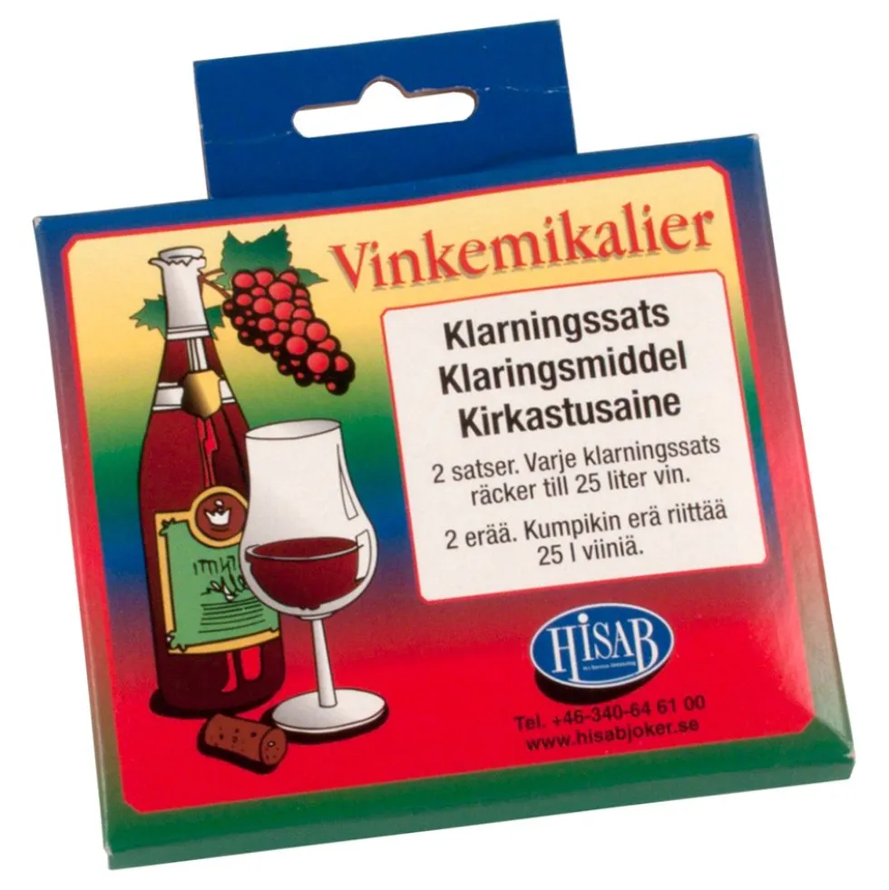 Klaringssæt til Vin