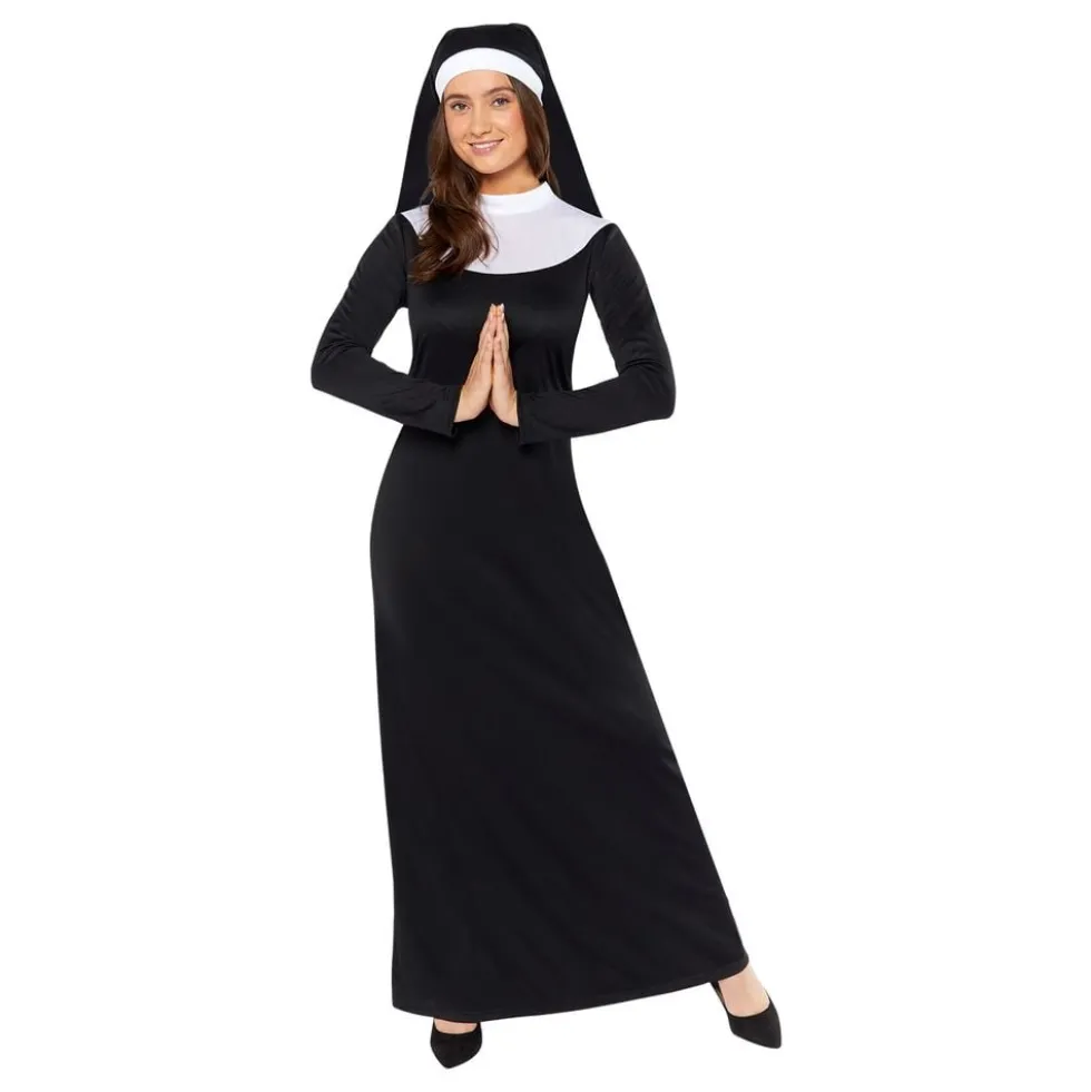 Klassisk Nonne Kostume