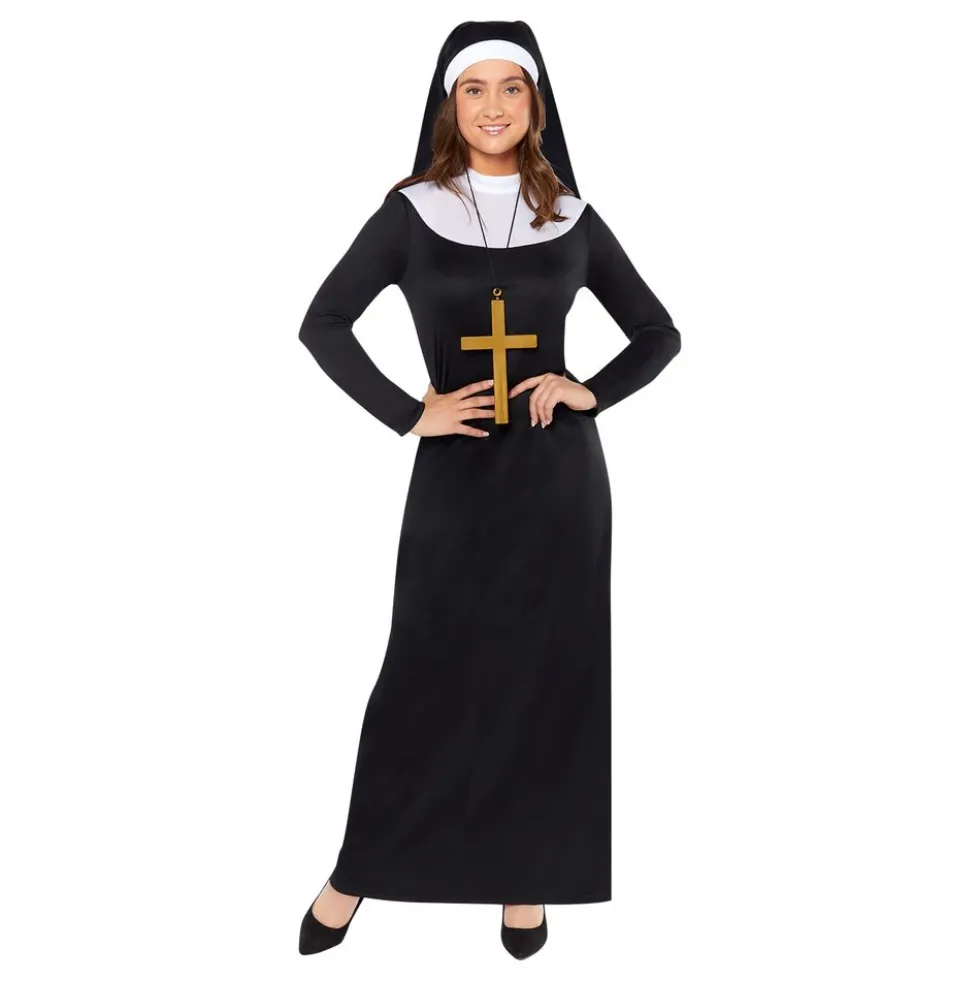 Klassisk Nonne Kostume