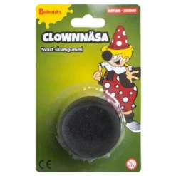 Klovnenæse i Skumgummi Sort