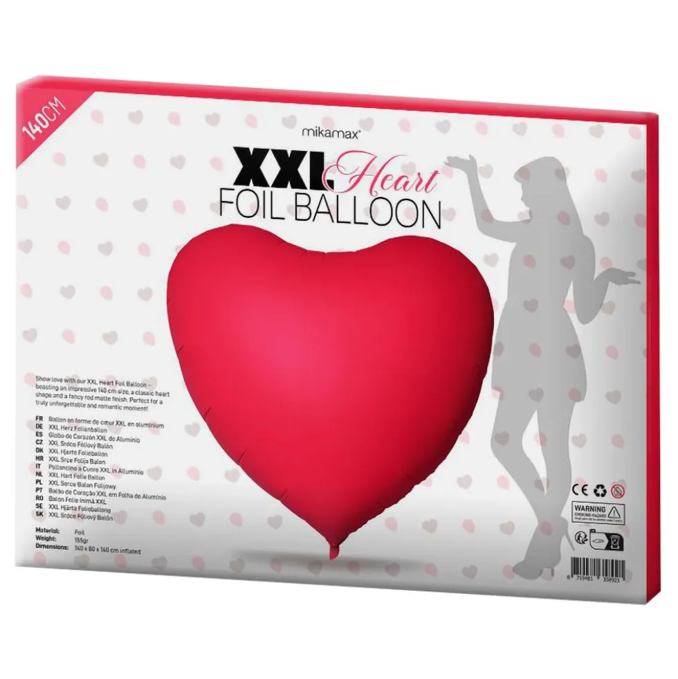 Kæmpe Folieballon Hjerte