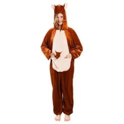 Kænguru Onesie Kostume