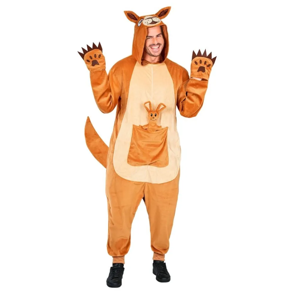 Kænguru Onesie Kostume