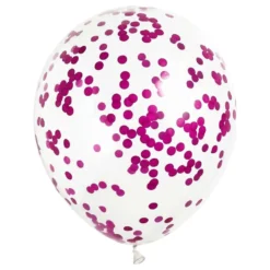 Konfettiballoner Magenta