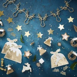 Konfetti Guld Merry Christmas