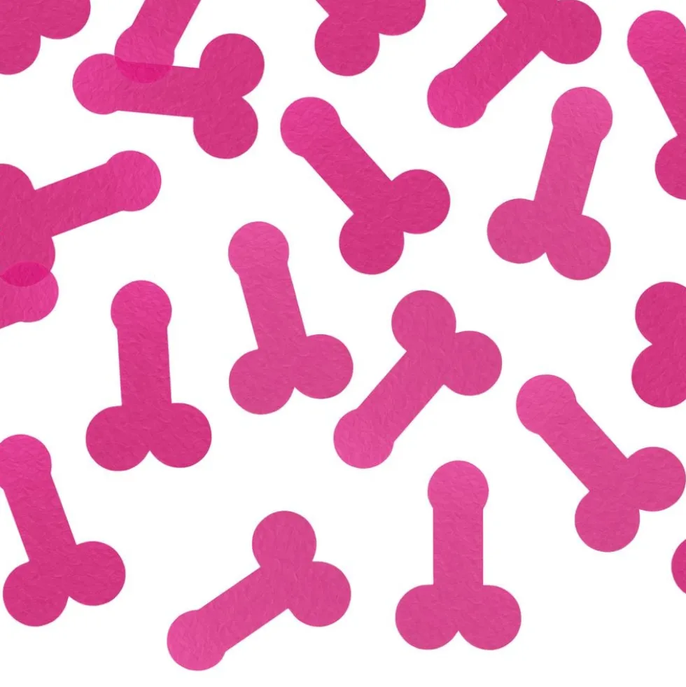 Konfettikanoner Penis Lyserød