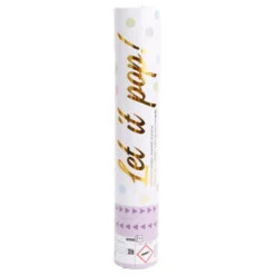 Konfettikanon Flerfarvet Pastel