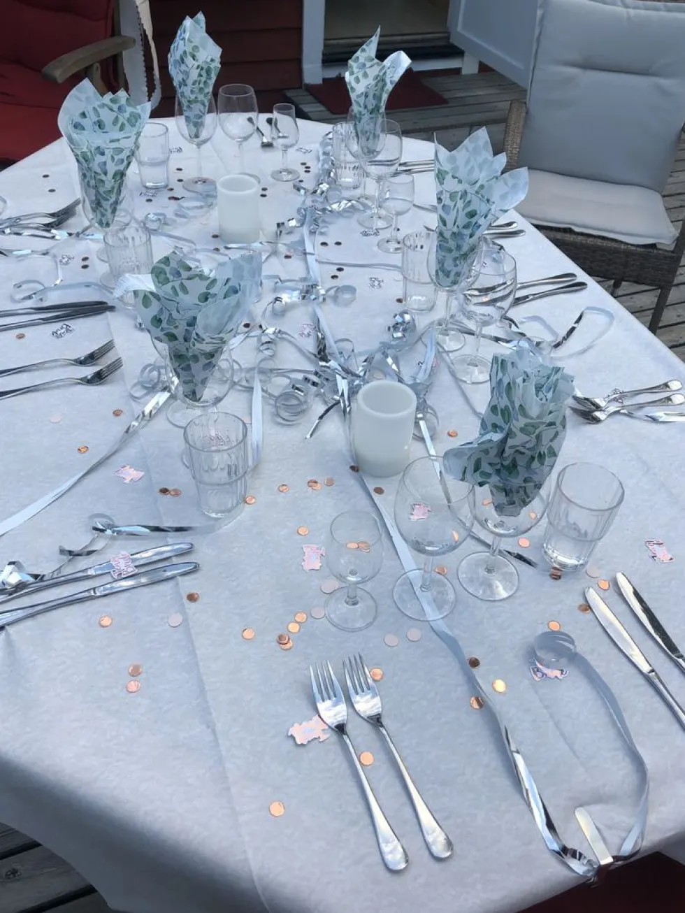 Konfetti Rosenguld Team Bride