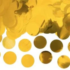 Konfetti Rund Guld Metallic