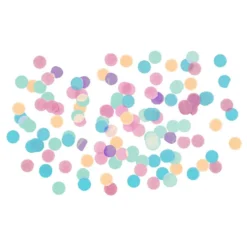 Konfetti Rund Pastel Happy Birthday