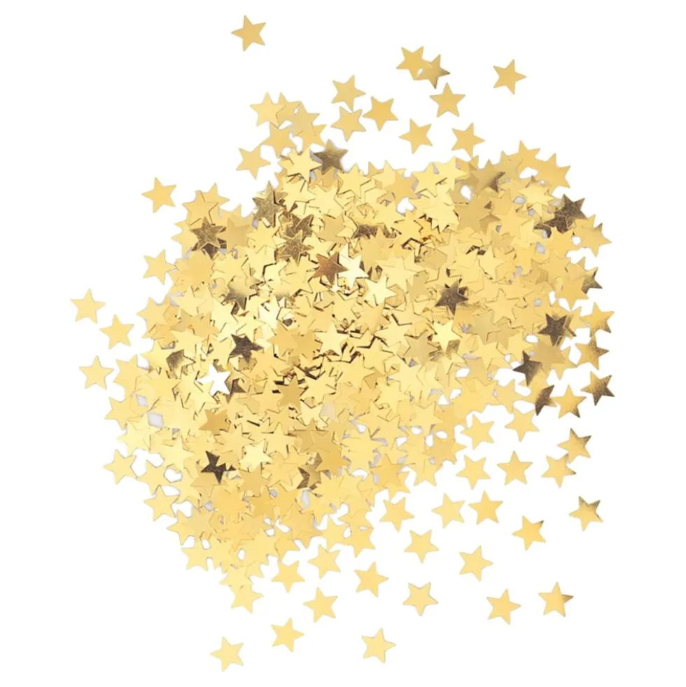 Konfettistjerner Guld